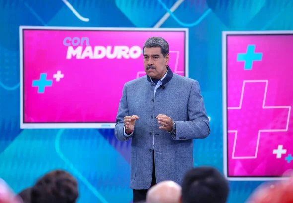President Maduro speaks on television. Photo: Alba Ciudad.