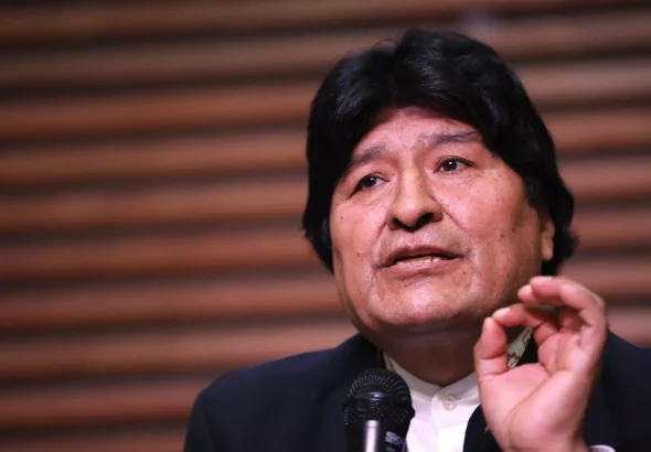 Evo Morales, former president of Bolivia.