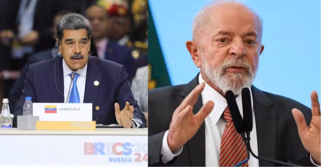 Venezuelan President Nicolás Maduro and Brazilian President Luiz Inácio Lula da Silva. Photo: Presidential Press/AP.