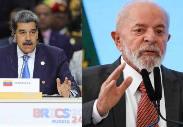 Venezuelan President Nicolás Maduro and Brazilian President Luiz Inácio Lula da Silva. Photo: Presidential Press/AP.
