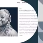 Daniele Magloire's profile on FOKAL's website. Photo: The Canada Files.