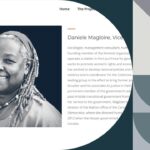 Daniele Magloire's profile on FOKAL's website. Photo: The Canada Files.