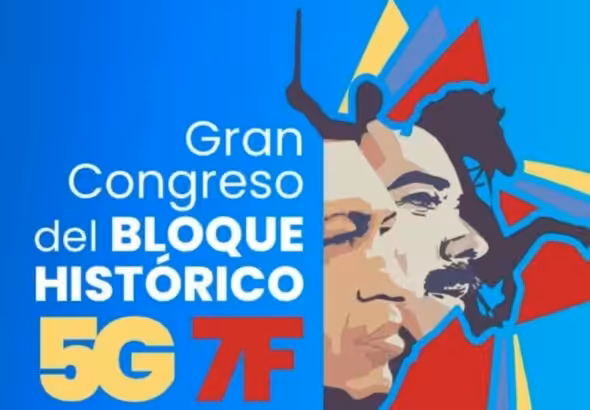Poster of the Congress of the Bolivarian and Chavista Historical Block for the 21st Century. Photo: Venezuelan Ministry of Planning.