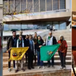 La Via Campesina (LVC) delegates from Asia, Europe and Latin America together with their allies, CETIM and FIAN International, meeting for the UNDROP Working Group in Geneva on October, 2024. Photo: La Via Campesina
