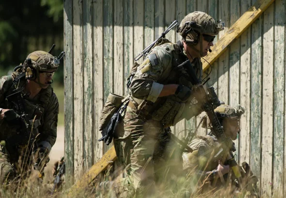 US military exercise Swift Response 2015, Germany. Photo: US Army 75th Ranger Regiment.