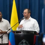 Venezuelan Foreign Affairs Minister Yván Gil in Colombia. Photo: MPPRE.