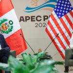 US President Joe Biden and Peruvian President Dina Boluarte meet at the APEC summit. Photo: Square profile picture Presidencia del Perú.