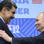 Russian President Vladimir Putin warmly greets Venezuelan President Nicolás Maduro at the BRICS Kazan Summit. Photo: IG@anemenov/AFP.
