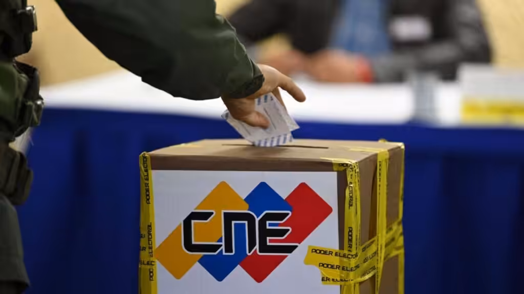 Venezuelan paper ballot box for elections. File photo.