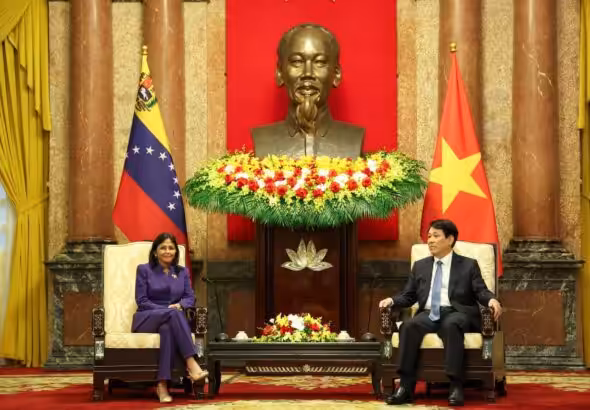 Featured image: Venezuelan Vice President Delcy Rodríguez and Vietnamese Presdient Luong Cuong meet in Hanoi, Vietnam, October 30, 2024. Photo: Venezolana de Información.
