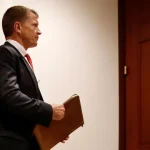 US mercenary boss Erik Prince entering a congressional hearing in Washington on November 30, 2017. Photo: Jacquelin Martin/AP/file photo.