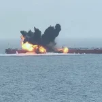 USS Nicholson warship. Photo: Yemen Military Media.