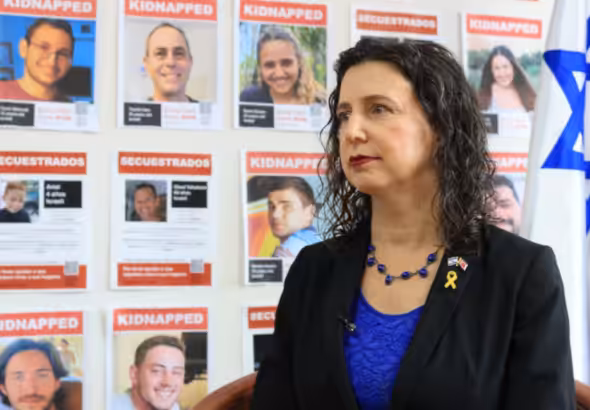 Mijal Gur-Aryeh, Israel’s ambassador in Costa Rica, told La Prensa that “Nicaragua had been converted into a platform for terrorism in the region.” Photo: laprensani.com.