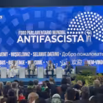 Featured image: Participants in the first World Anti-fascist Parliamentary Forum.