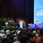 Venezuelan Vice President Delcy Rodríguez speaks at the Bolivarian Historical Block Congress, Caracas, November 15, 2024. Photo: VTV.