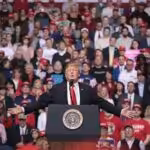 Donald Trump at a campaign rally in 2019. Photo: Manuel Balce Ceneta (AP).