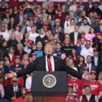 Donald Trump at a campaign rally in 2019. Photo: Manuel Balce Ceneta (AP).