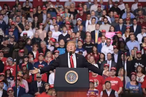 Donald Trump at a campaign rally in 2019. Photo: Manuel Balce Ceneta (AP).