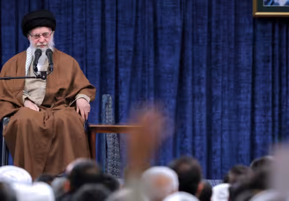 Leader of the Islamic Revolution Ayatollah Seyyed Ali Khamenei addresses a group of Iranians in Tehran on Wednesday, Dec. 11, 2024. Photo: PressTV/File photo.