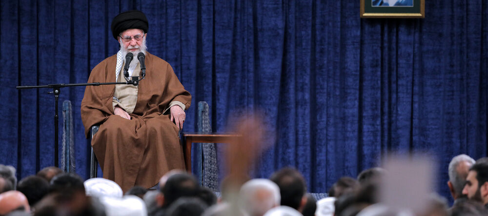 Leader of the Islamic Revolution Ayatollah Seyyed Ali Khamenei addresses a group of Iranians in Tehran on Wednesday, Dec. 11, 2024. Photo: PressTV/File photo.