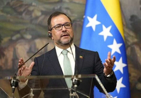 Venezuelan Foreign Minister Yván Gil. Photo: Últimas Noticias.