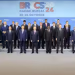 Family photo during the BRICS summit in Kazan, Russia, on Oct 24, 2024. Photo: AFP/file photo.