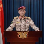 YAF spokesperson Brigadier General Yahya Saree on September 27, 2024. Photo: YAF Military Media.