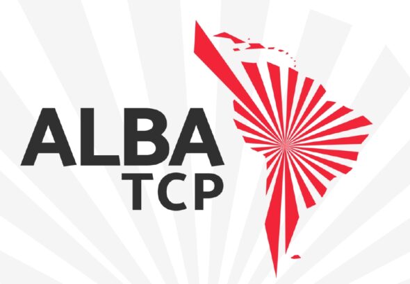Logo of the Bolivarian Alliance for the Peoples of Our America – People’s Trade Treaty (ALBA-TCP). Photo: File photo.