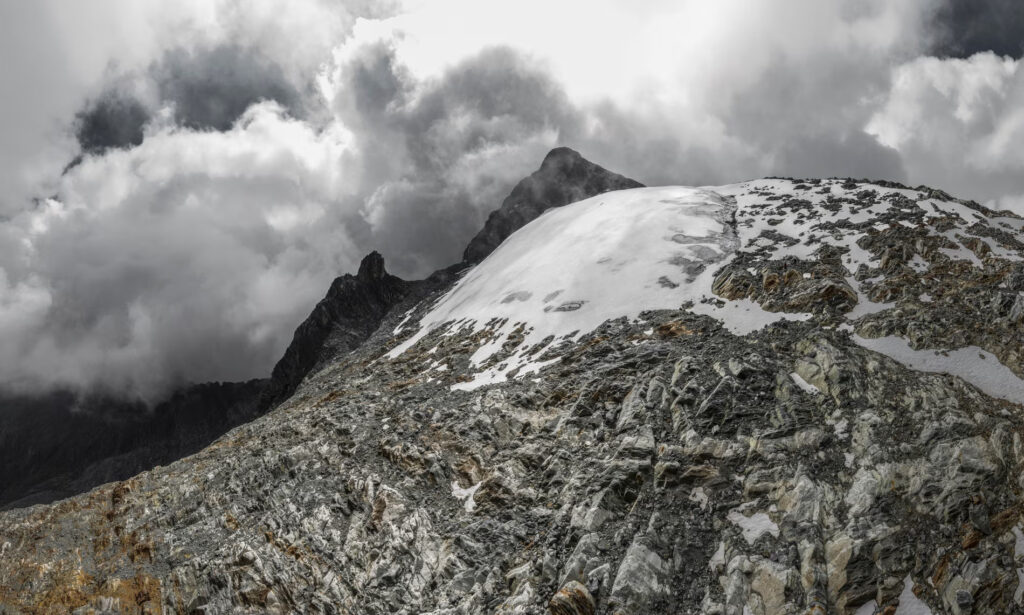 The Corona Glacier, Humboldt Peak, Venezuela, in 2019. Photo: José Manuel Romero/AP.
