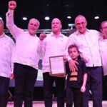 Ramón, Rene, Gerardo, Antonio, Fernando and member of La Colmenita, Dec. 17, 2024. Photo: Alejandro Azcuy Dominguez.