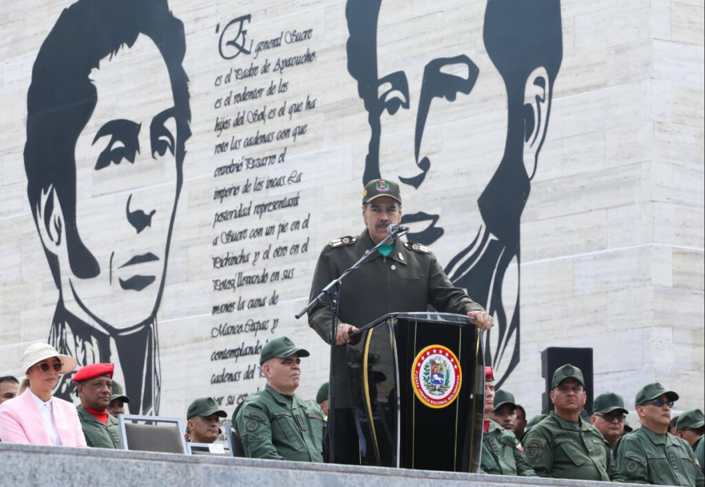 Venez uelan President Nicolás Maduro speaks at the FANB event in Tiuna Fort, Caracas, December 28, 2024. Photo: Presidential Press.