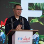 Venezuelan ambassador Jorge Arreaza, ALBA-TCP's executive secretary, speaking at ALBA-TCP's meeting of tourism ministers in San Cristobal, Tachira state, on Sunday, December 1. Photo: X/@ALBATCP. 