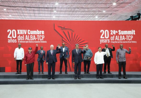 Group photo of the heads of state and government participating at the 24th ALBA-TCP Summit held in Caracas, December 14, 2023. Photo: Presidential Press.