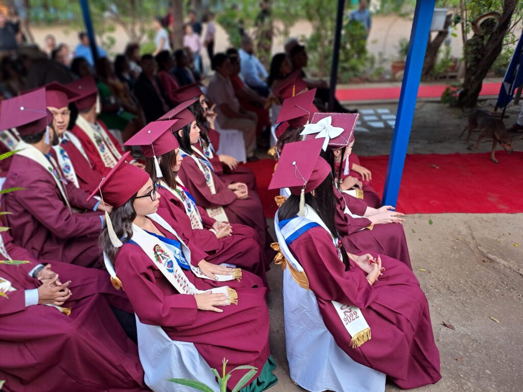 Graduation ceremony in Nicaragua: Photo: Becca Renk.