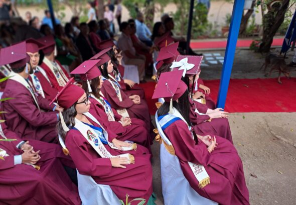 Graduation ceremony in Nicaragua: Photo: Becca Renk.