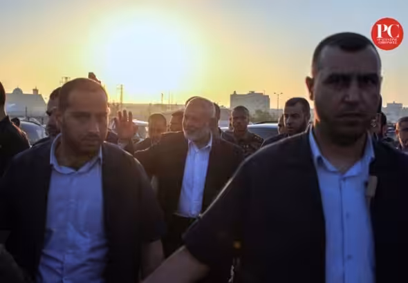 Palestinian Prime Minister and head of Hamas's political bureau Ismail Haniyeh in Gaza. Photo: The Palestine Chronicle/File photo.