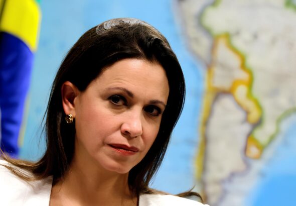 Venezuelan far-right politician María Corina Machado. File photo.