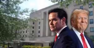 US President-elect Donald Trump (right) and his pick for US secretary of state, Marco Rubio (left). Photo: Interferencia.