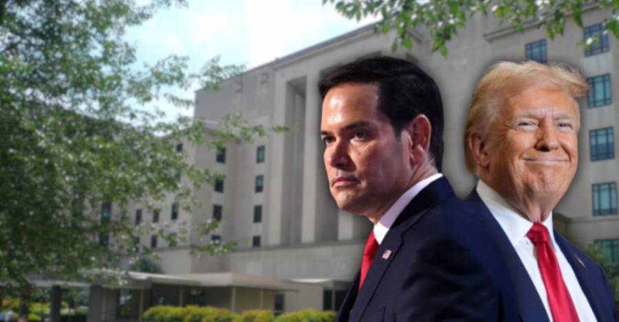 US President-elect Donald Trump (right) and his pick for US secretary of state, Marco Rubio (left). Photo: Interferencia.
