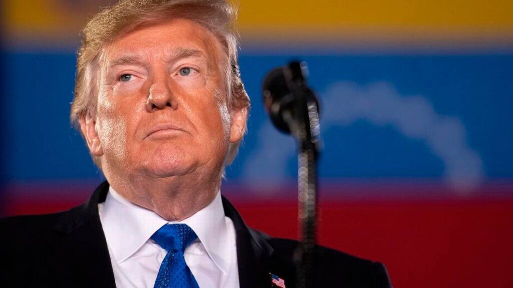 US President Donald Trump at an event to speak with Venezuelan-Americans on February 18, 2019, in Miami. Photo: Jim Watson AFP/Getty Images/file photo.