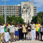 The delegation from the Alliance of Sahel States arrives in Havana. Photo: Centre Thomas Sankara pour la libération et l'unité africaine.