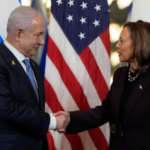 Kamala Harris, Vice President of the United States (right) and Benjamin Netanyahu, Prime Minister of Israel (left). Photo: Black Agenda Report/File photo.