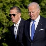 US President Joe Biden and his son, Hunter Biden, on July 1, 2024. Photo: Jacquelyn Martin (AP).