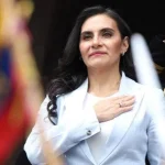 Ecuadorian Vice President Verónica Abad during a protocol ceremony. Photo: File photo.