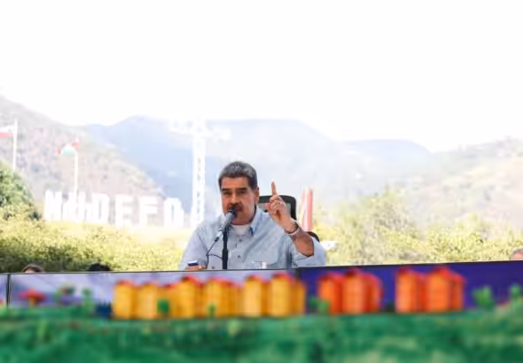 Venezuelan President Nicolás Maduro during a working meeting in Caracas on Thursday, January 30, 2025. Photo: Presidential Press.