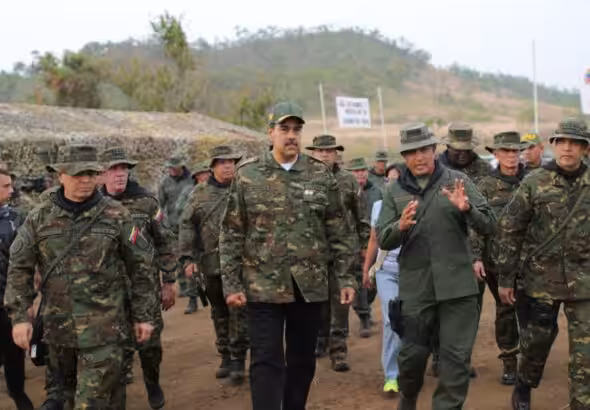 Venezuelan President Nicolás Maduro supervises the preparations for the Bolivarian Shield 2025 military drill that will begin on January 22, 2025. Photo: Presidential Press.