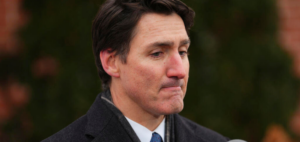 Canada Prime Minister Justin Trudeau announces his resignation as Liberal leader and prime minister outside Rideau Cottage in Ottawa on Monday, Jan. 6, 2025. Photo: Sean Kilpatrick/AP.