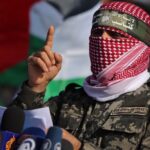 Abu Obaida, spokesman for the Qassam Brigades, the military wing of the Palestinian Hamas resistance movement. Photo: AFP.