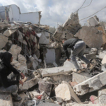 Massive destruction caused by Israeli occupation forces to the town of Burqin, near Jenin. Photo: QNN.