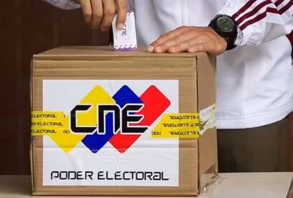 A Venezuelan National Electoral Council voting box. Photo: AVN.